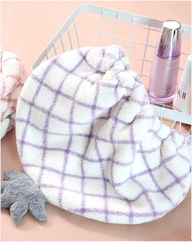 Прекрасный абсорбирующий Быстросохнущий тюрбан для обертывания волос