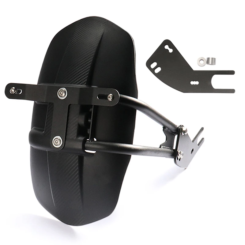Universal Motorcycle Mudguard Rear Fender With license plates For Yamaha MT 07 MT 09 Kawasaki Z650 Z800