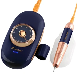 Jimdoa New design 35000RPM high-power professional Rechargeable Portable Nail Drill Machine Nail salons E File