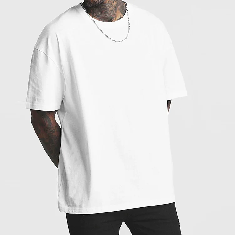 High Quality Streetwear Luxury Blank Dtg Anime Designer Oversized White Unisex Plain Vintage Custom T Shirt For Men
