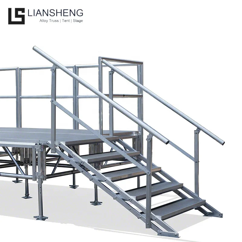 Factory Aluminum Stage Platform 4ft*4ft Stage Deck Podium For Concert Events