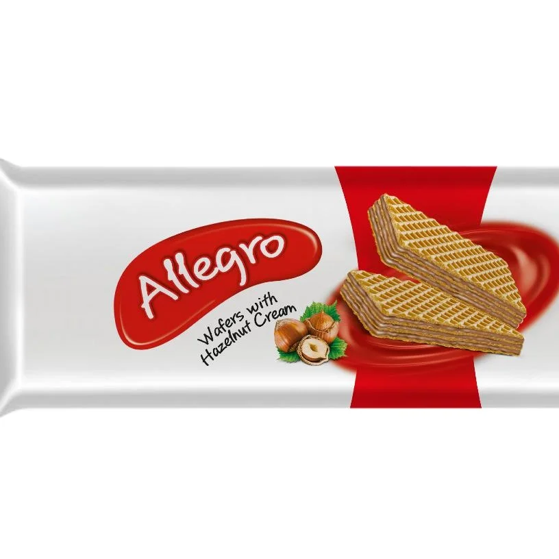 
 130 г ваферы с ароматом лесного ореха и какао  