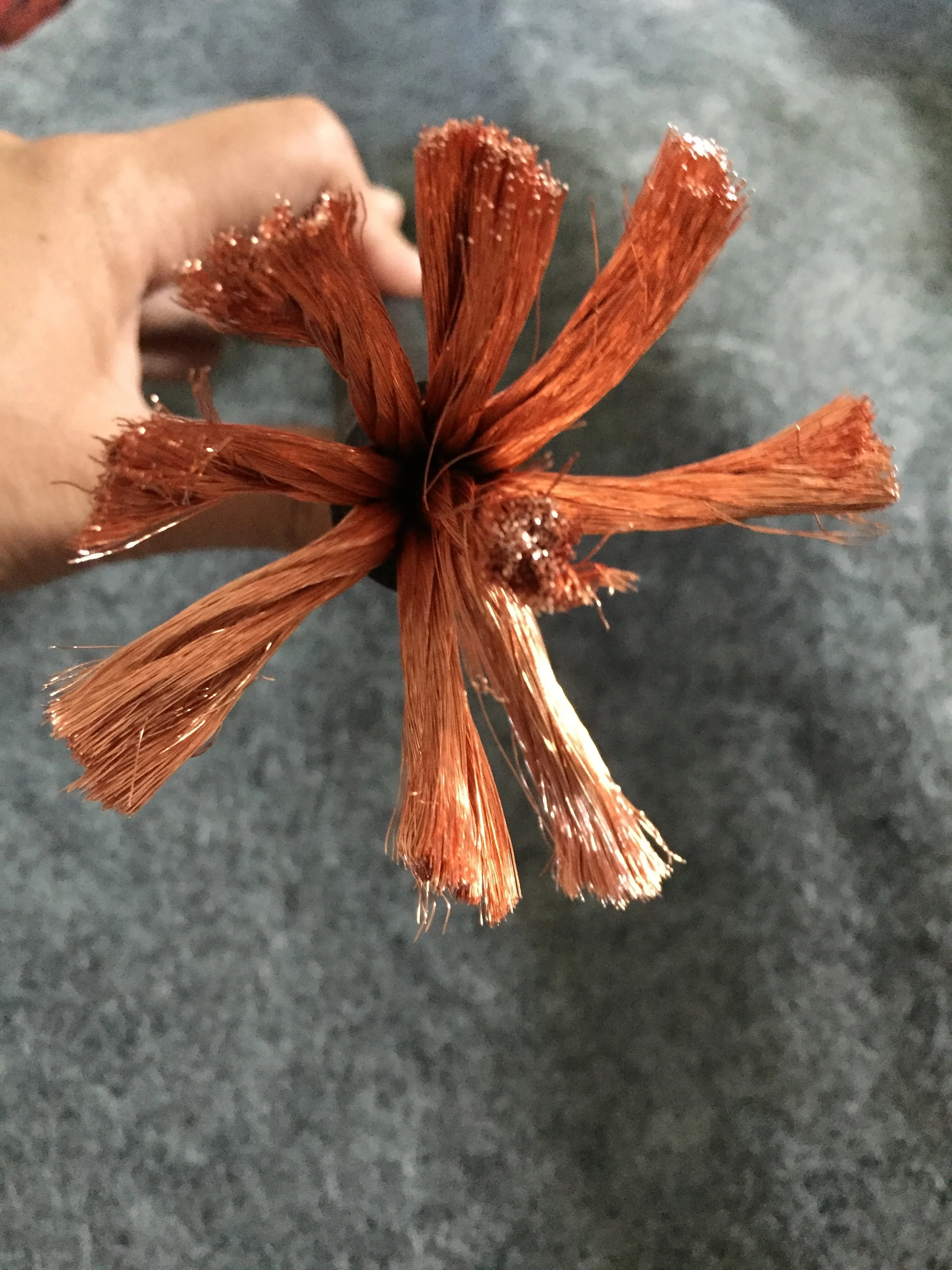 
Matte Finish for increased flexibility Oxygen Free Coper True AWG 2/0 gauge Power or Ground Wire 