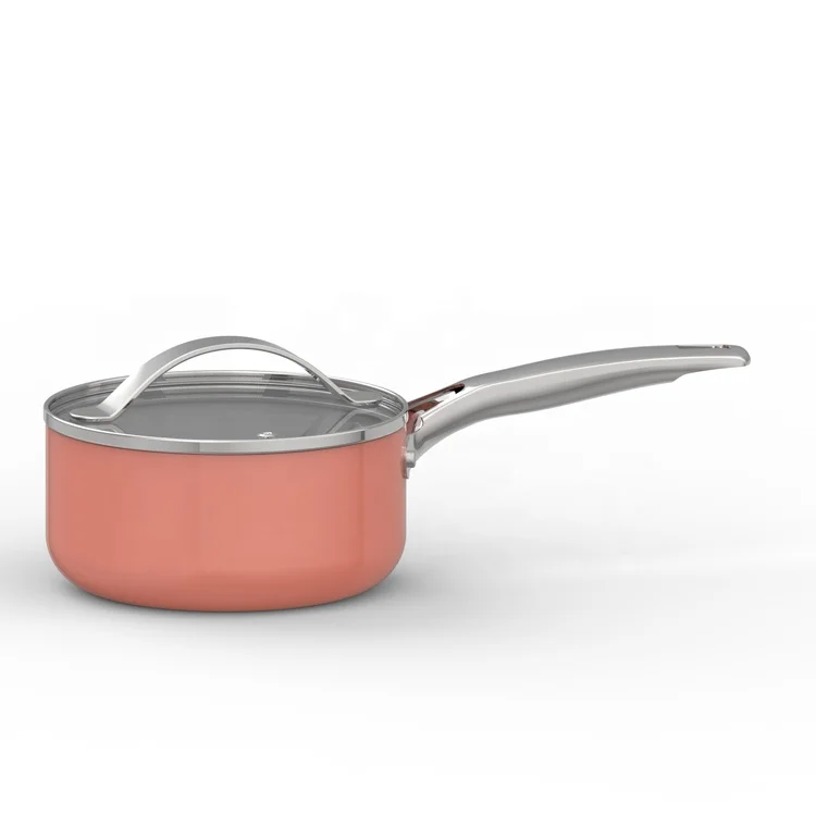 Антипригарные кованые алюминиевые кухонные индукционные керамические антипригарные кастрюли и сковородки набор антипригарной посуды