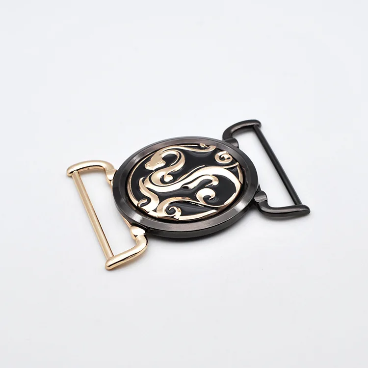 High quality inner size 45mm zinc alloy customized circle buckle joint buckle for clothes