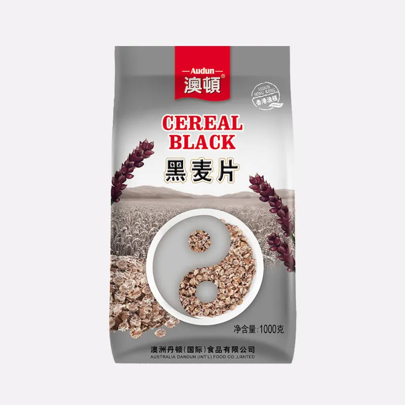 
Popular high quality bagged oatmeal cereal flake 1kg black cereal oat rye grain for home 