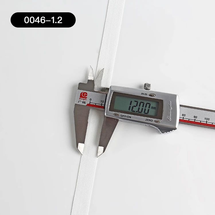 1/1.2 /1.5 /2 /2.5 /3 /4/5/6 inch Wide Home Textiles White Knitted Elastic Band Custom Elastic Webbing For Garments