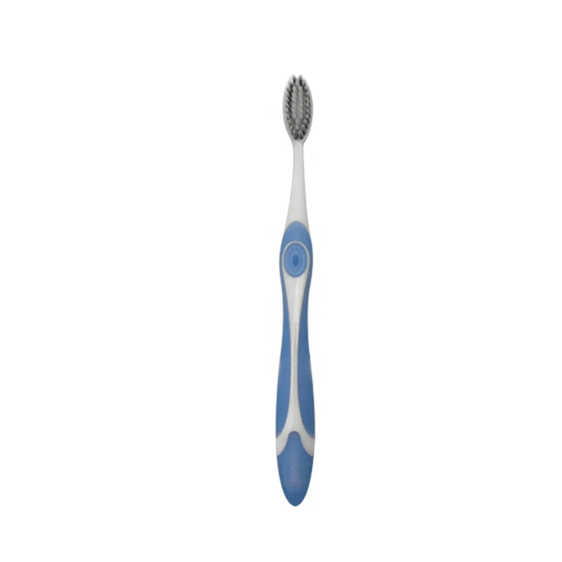FROG Excellent Quality Superfine Ultra Soft 0.15mm Bristles Soft Bristles Plastic Toothbrush Manufacturer clean toothbrush