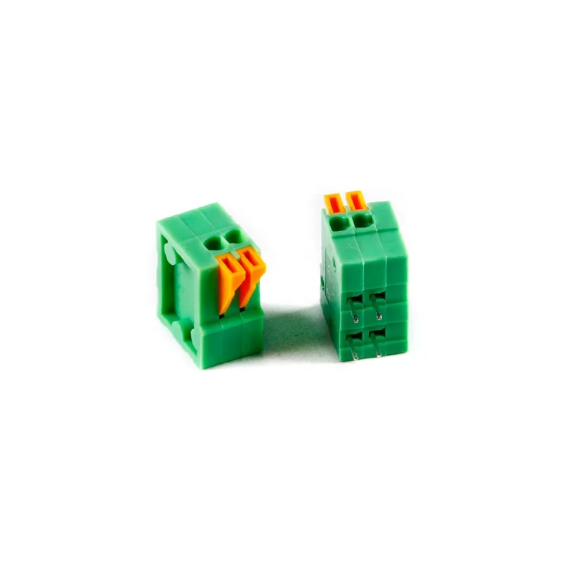 Double Row Horizontal Plug 150V 2A 2.54mm Pitch Spring Type PCB Terminal Block KF141R-2.54-8P/6P/5P/4P/3P/2P