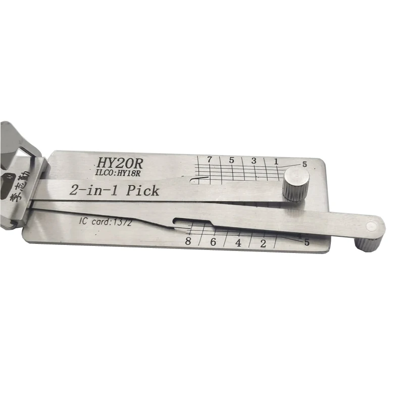 Lishi HY20R 2 in 1 Car Door Lock Pick Decoder Unlock Tool