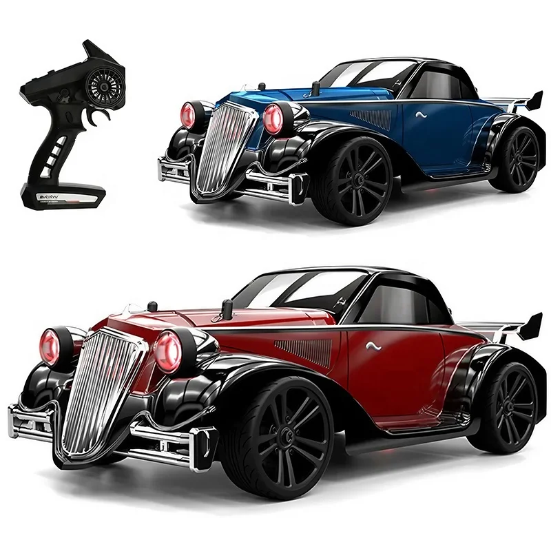 Suchiyu 16302 4WD 4X4 ESP Gyro Drift 2.4G Proportional Led Lights Hard Body Electric RC Vintage Car Hobby Vehicle For Kids