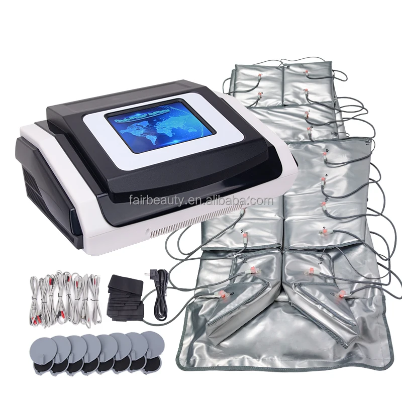 Infrared Ems Slimming Lymphatic Drainage machine Pressotherapy Body Slimming fat burning Sauna Suit Lymphatic Drainage Machine