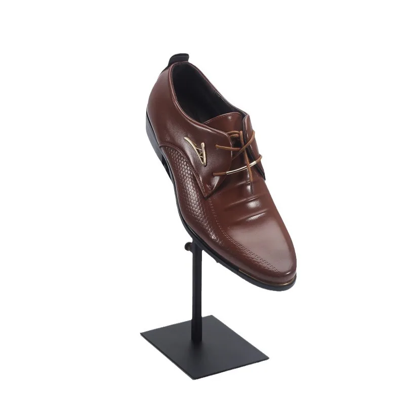 Single Pair Adjustable Stainless Steel Shoe Rack Modern Simple Men Shoe Display Stand Metal Shoe Racks