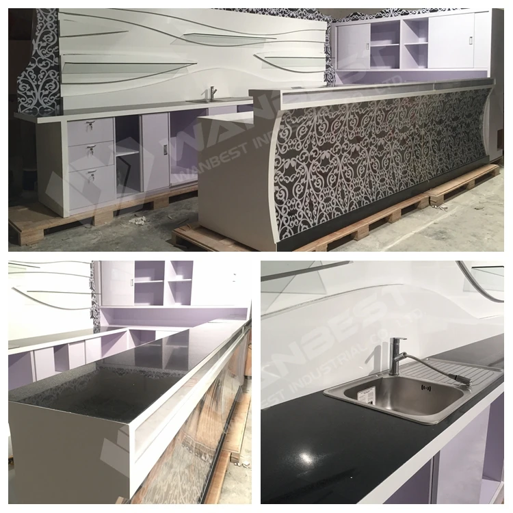 Night club DJ bar counter