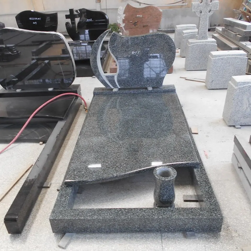 Tombstone Romanian Headstone Cemetery Cross Designs Memorial Gravestone Granit Monumente Funerare