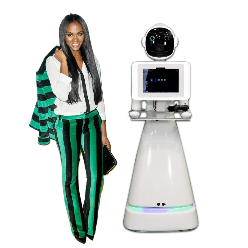 2024 automatic controllable photo booth rover robot photo robot wireless automatic rotating selfie robot flight case for party