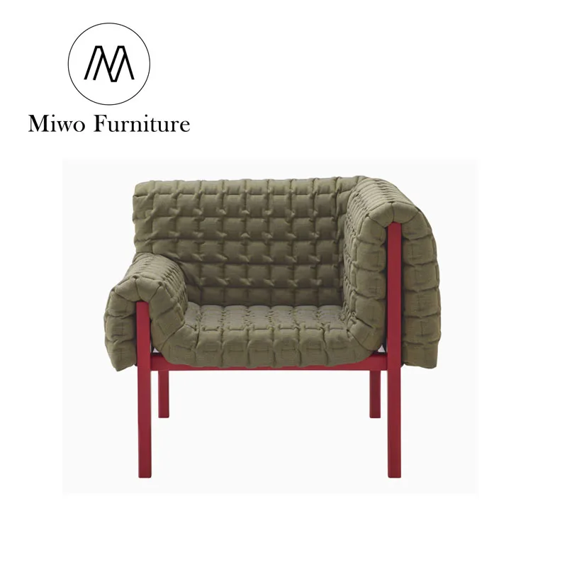 italian single sofa Wooden Lounge chair armchair living room chairs furniture single sofa velvet fabric leisure chair