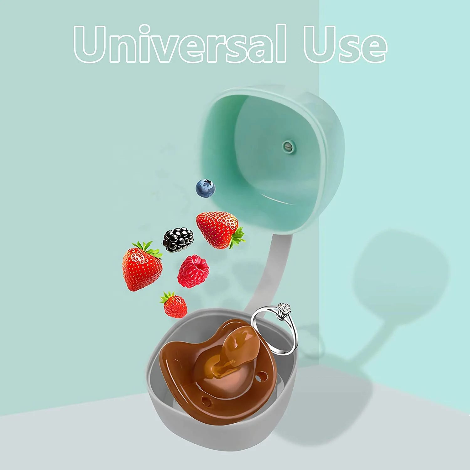 Hot selling Factory price Travel Soother Box Baby Pacifier Holder Storage Case Dummy Container for Infant Baby Toddler