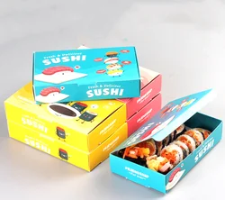 New takeout wrapping sushi boxes