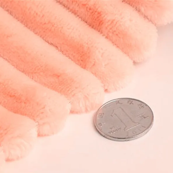 100% Polyester Coral Fleece Fabric/Corduroy cord fabric/flannel fleece fabric for Bedding Clothes Hat