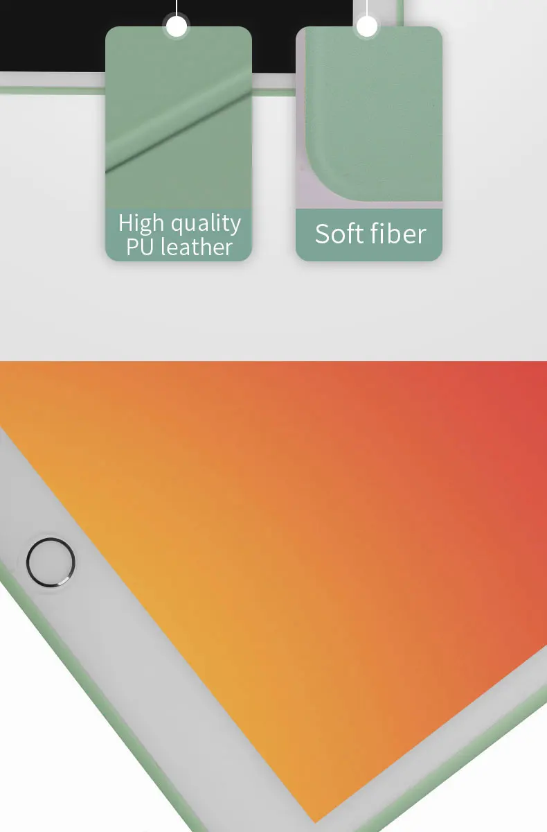 new design reasonable suction screen fuction tablet leather case