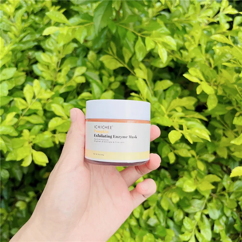 Private Label Pumpkin Enzyme Facial Mask with Hyaluronic Acid and Seaweed Skin Repair Gel for Moisturizing and Wrinkle Reduction