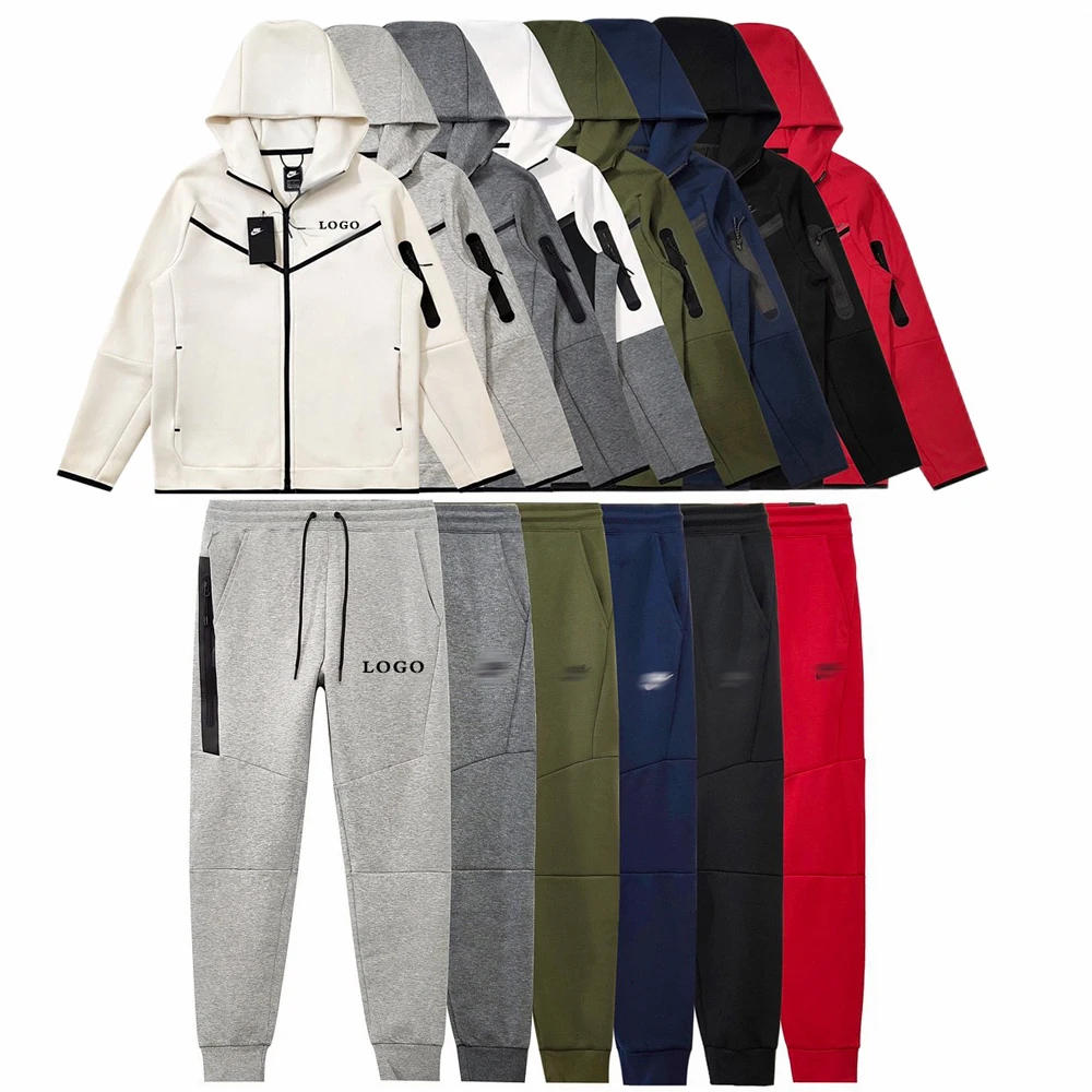 Custom Logo Men Joggers Sets Tracksuit Sportswear For Mens Sets Training Wear Custom Gym Comfortable Mens Tracksuit
