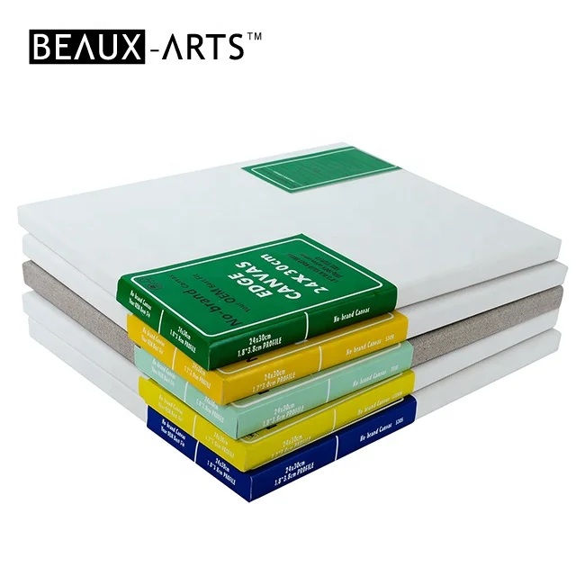 
280g 100% Cotton Blank Stretched Painting Canvas School Supplies for Oil, Acrylic 