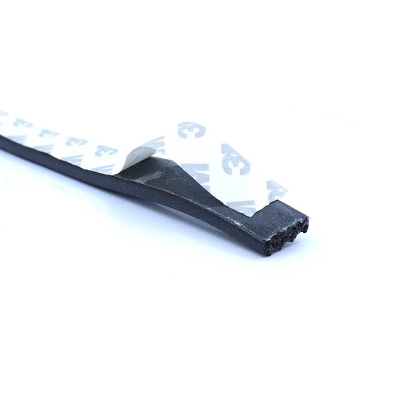 Customized self-adhesive silicone rubber sealing strip for doors and windows