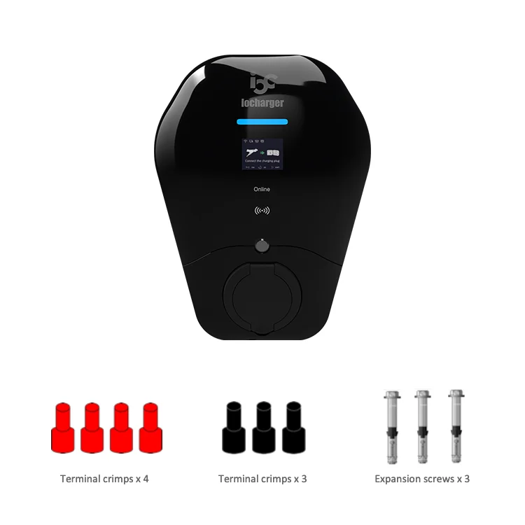type 2 smart charging T2S OCPP 32A 7kW EV  charger wallbox 22KW for electric vehicle