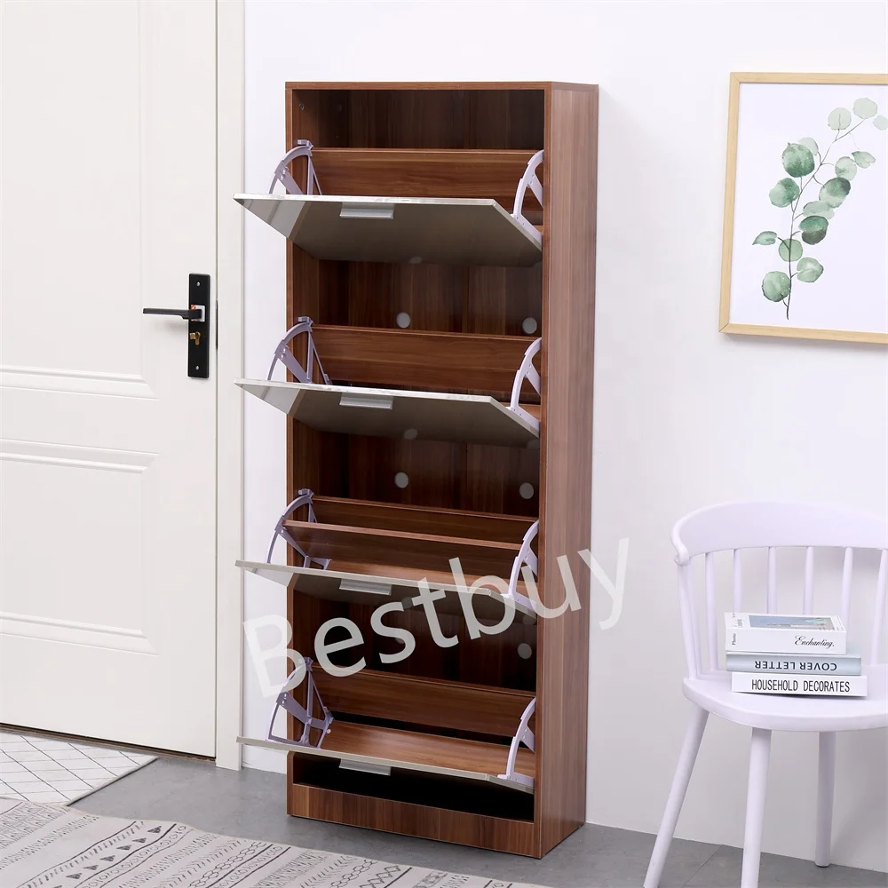 Customized Wooden Shelf Shoe Storage Rack Cabinet Living room Furniture