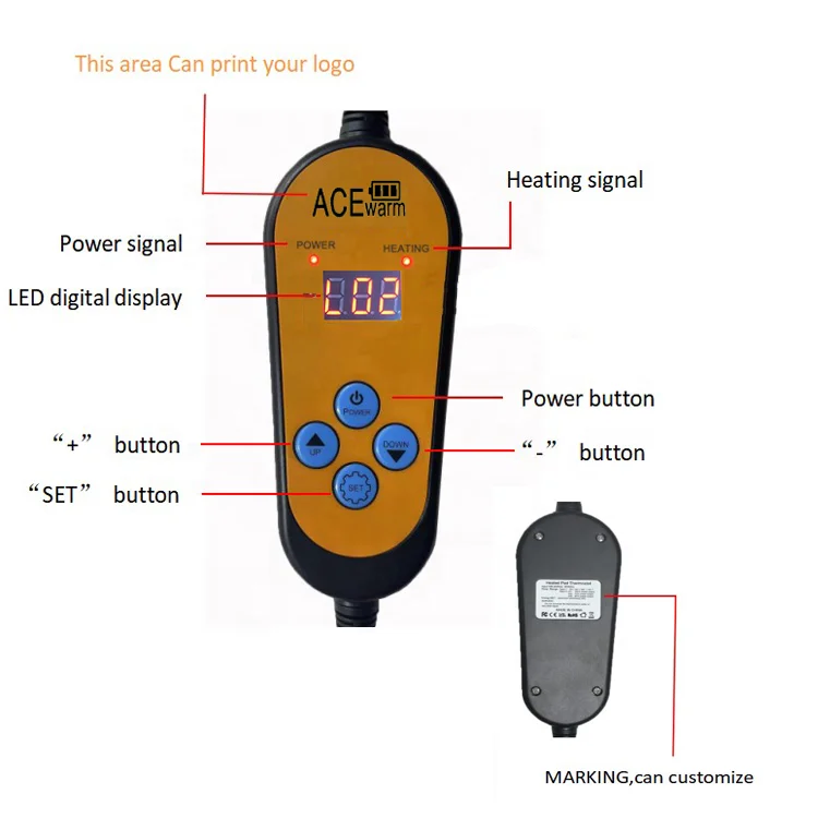 Kombucha brewing mat,beer brewing heat belt with THERMOSTAT, 5x20inch/13x20cm ,Direct sales from manufacturers