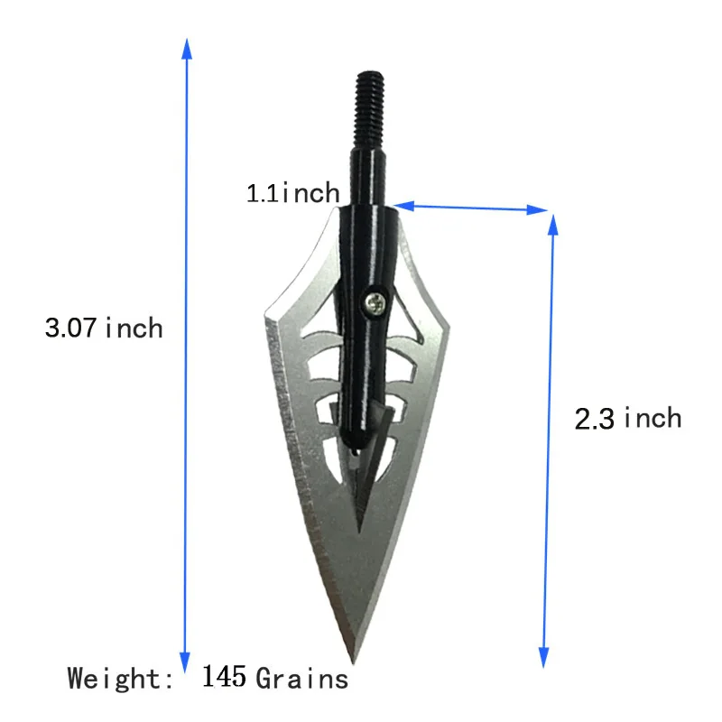 Наконечник для лезвия из холодной стали Hi Top jagdpaperzen Silver AL 145gr наконечник нержавеющей B625Br 100 зернистой