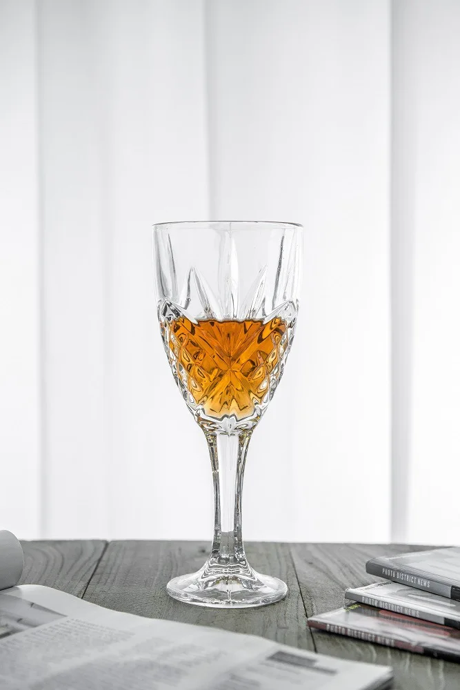 Whiskey Cognac Decanter Set with 6-Piece Crystal Whiskey Glasses Set Mens Gift Premium Liquor