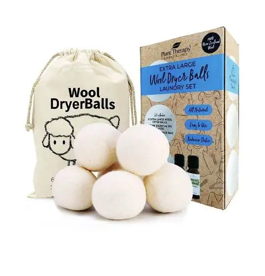 Top Seller 2025 Pack of 6 or 4 3 Pure Organic 100% New Zealand XL 7 cm 7.5 XXL 8 9 10 Wool Dryer