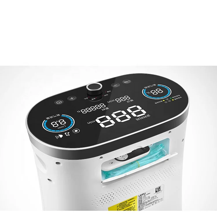 
Lepu High Quality Flow Manufacturer Medical Grade Household 5L Home Therapy Produce Oxygen Concentrator Machine For Hospital 