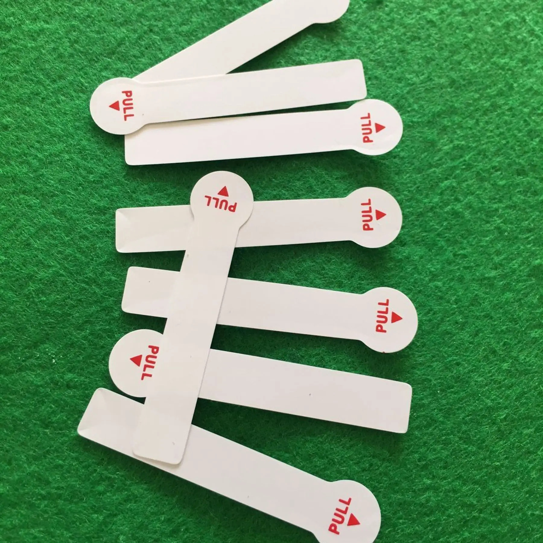 white transparent PET insulating sheet Button battery insulating Mylar sheet Flame retardant electrical isolation pull sheet