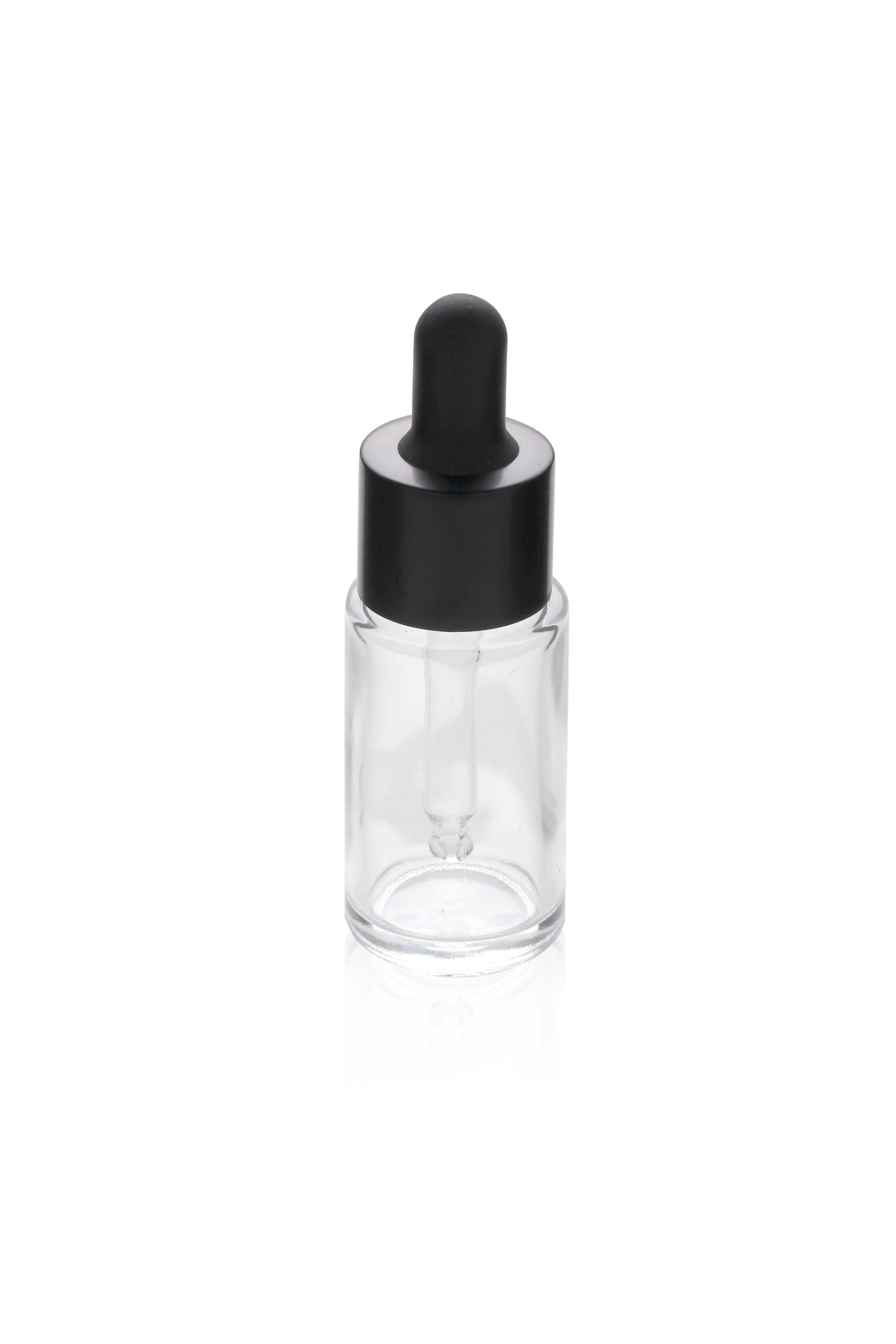 
TP-2-170 10ml thick bottom wall glass dropper bottle for cosmetic pharmacy essential oil and serum with alumite cap and rubber 