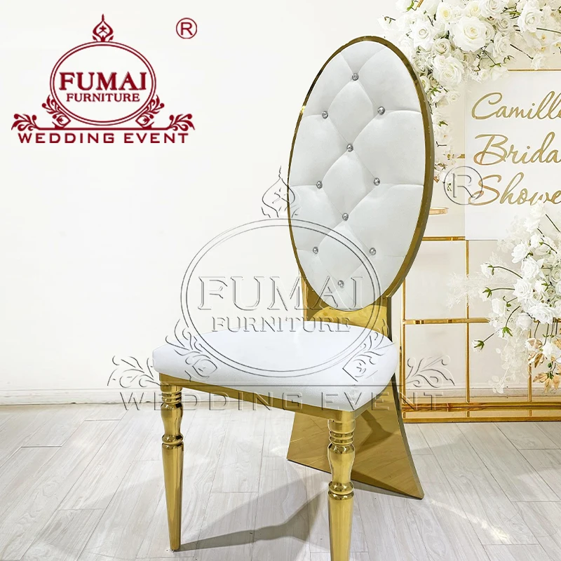 Upholstery High Back Hotel Gold King Queen Throne Chair