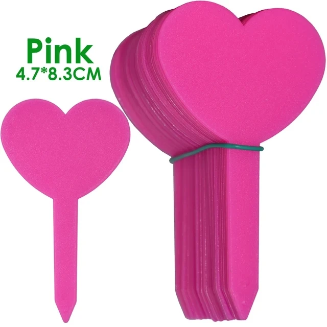 100PCS Waterproof Garden Plant Labels Plastic Tags Nursery Markers Flower Pots Seedling Write Sign Mark DIY Garden Decor Tools