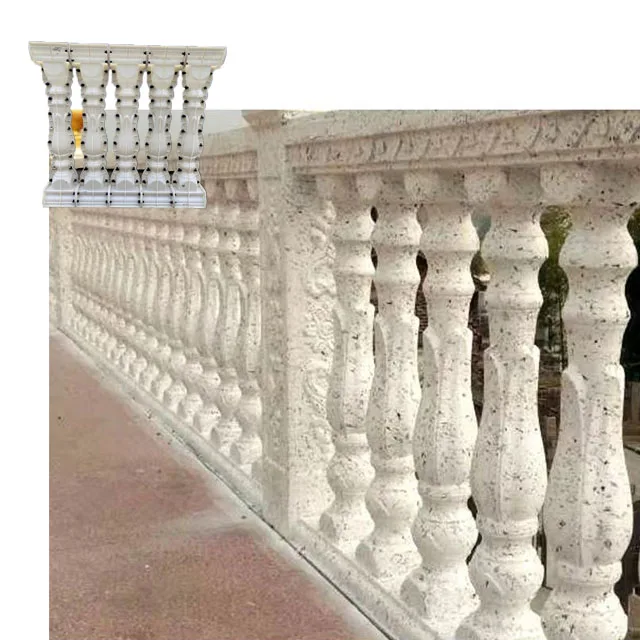 RF cast-in-place plastic concrete cement balusters Molds decorative classic concrete baluster shape form molds