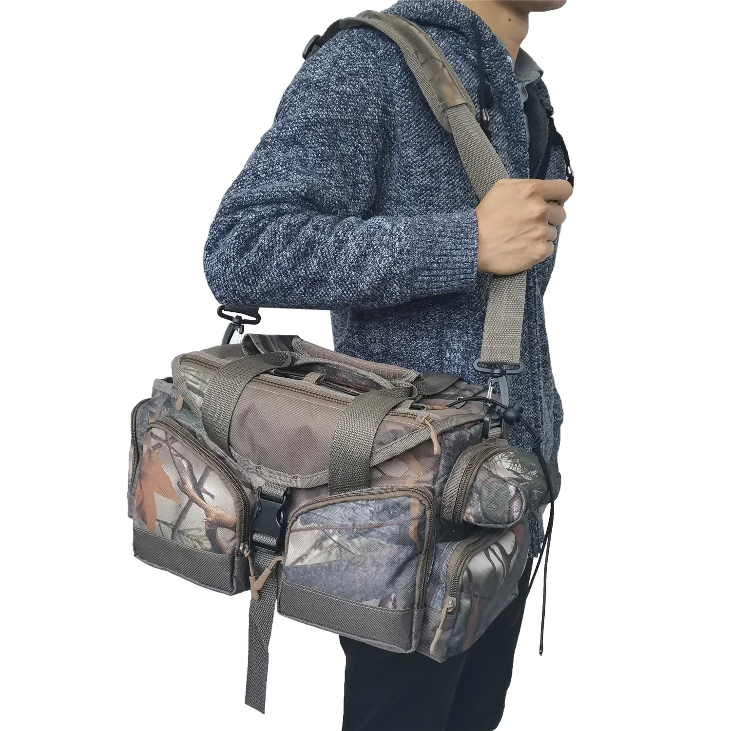 Оптовая продажа, водонепроницаемая камуфляжная тактическая охотничья легкая охотничья сумка VUINO