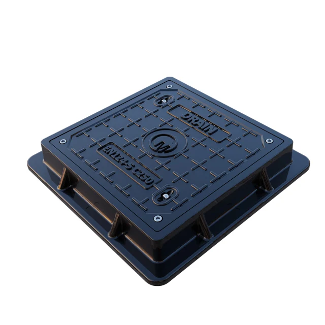FRP Drain 350 mm  EN124 C250 Sewer Manhole Cover Manufacturer