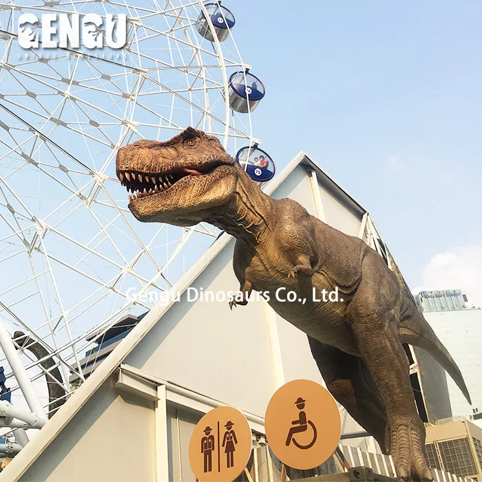 Life-size Real Dinosaur Model Mechanical Fighting Dinosaur