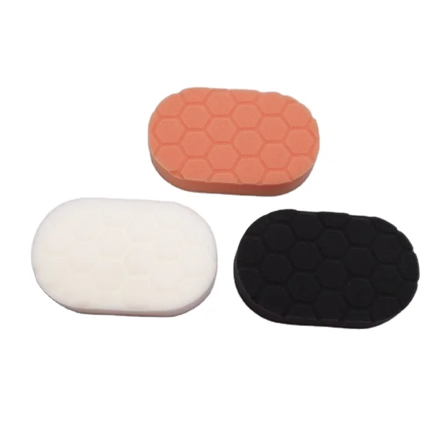 STPA Honeycomb Surface Hand Applicator Car Polishing Pad Sets for Care Cleaning