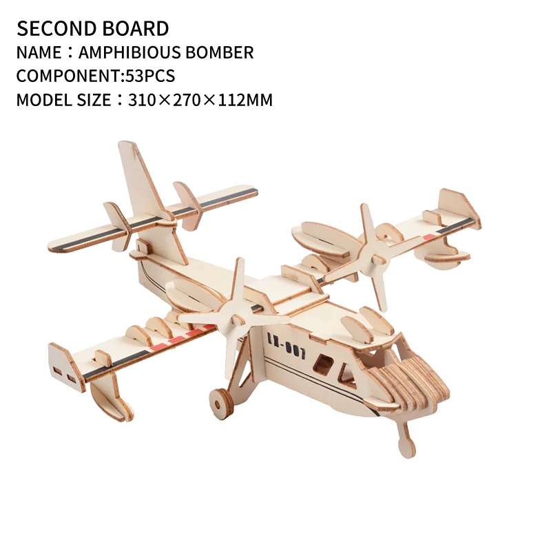 paper folding truck toy 3d Puzzle Building Blocks Cruise Ship Wooden Aircraft Carrier Toy Hydroplane Models Helicopter Plane Puz