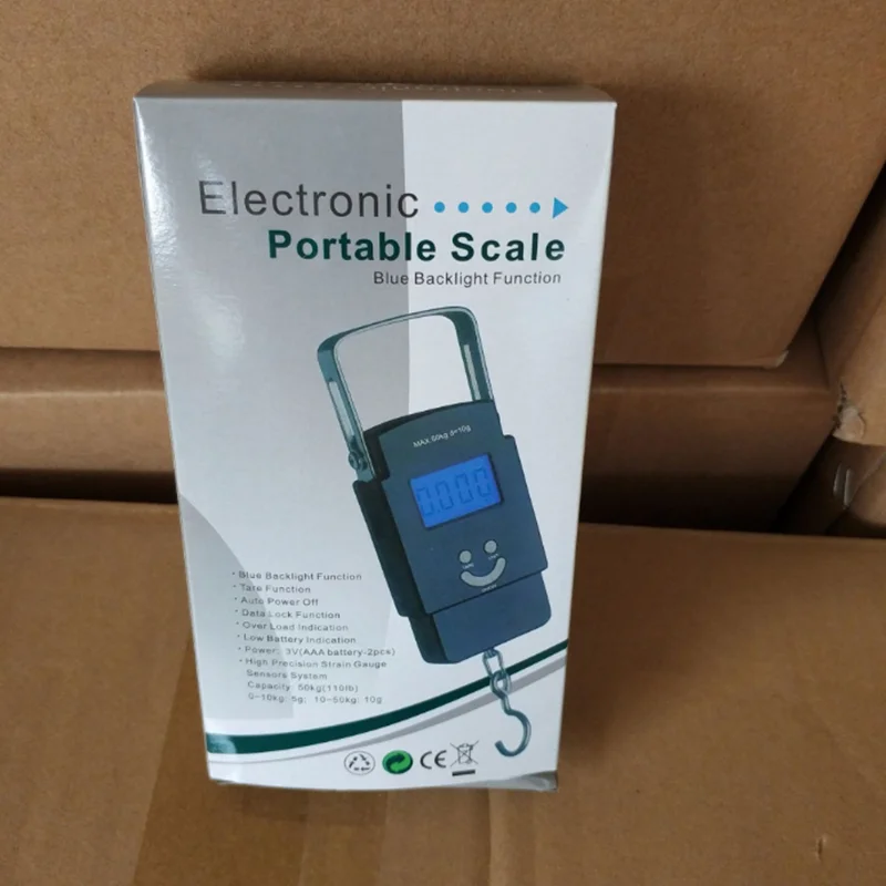 Electronic Mini Hanging digital luggage  weight scale 50kg