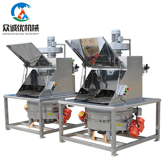 Food industrial system conveying flour feeding screening bag dumping station machine
