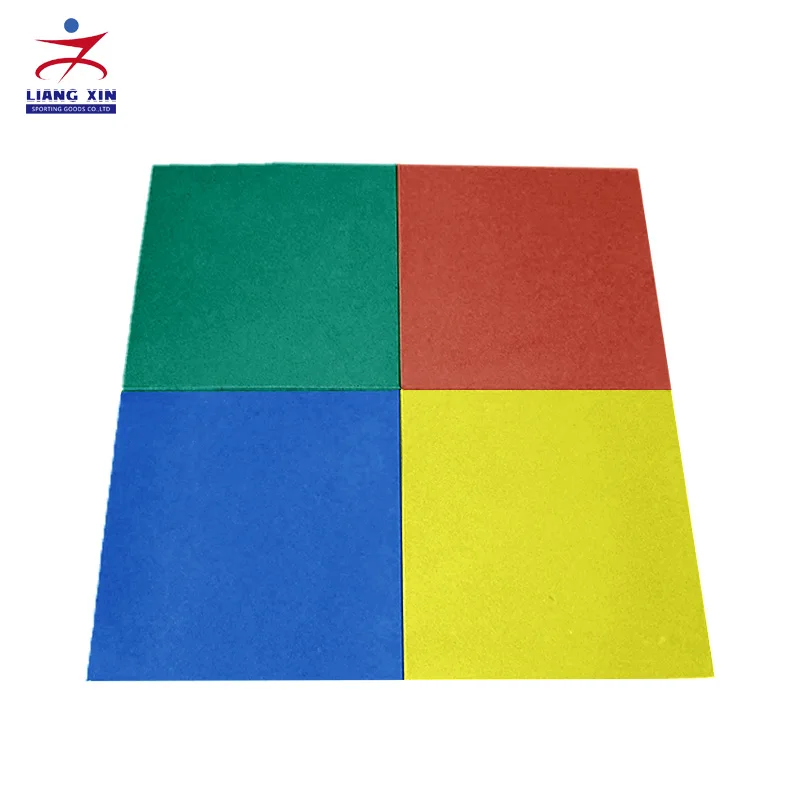 Outdoor Rubber Safety Tiles Carpet Tile Rubber Playground Flooring Mat
