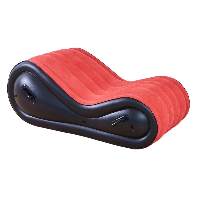 Outdoor pvc inflatable sofa lounger wholesale inflatable camping air sofa portable folding Inflatable sofa